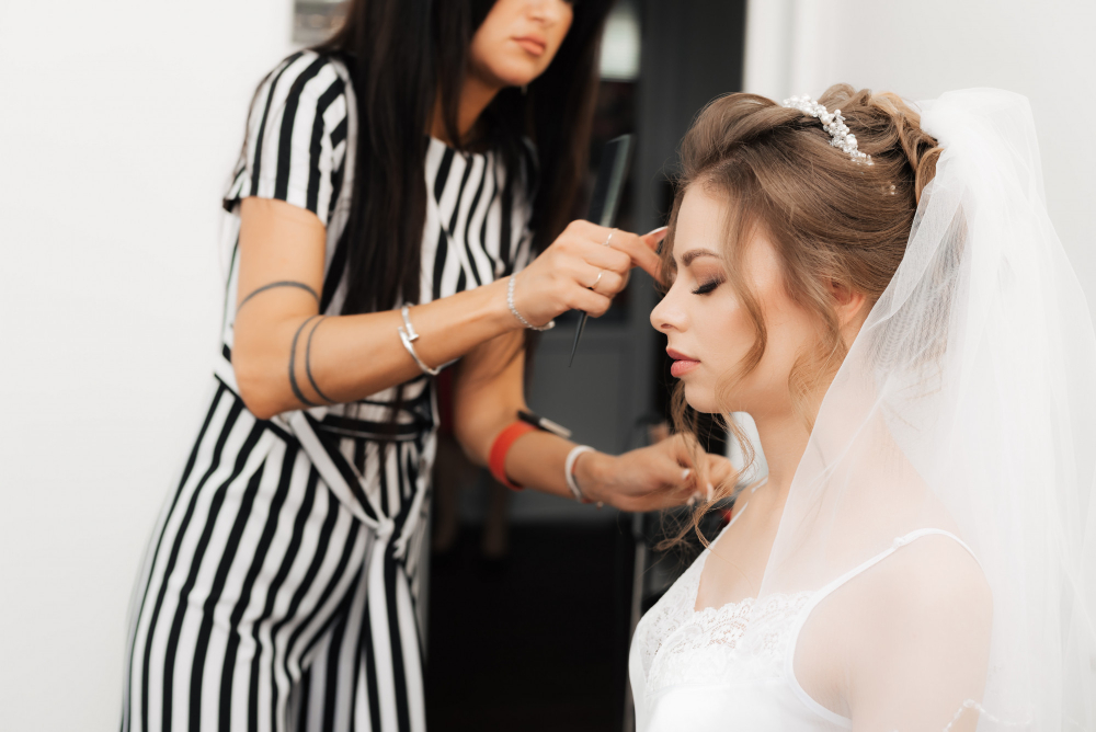 Coiffeur de mariage pour coiffure de cérémonie