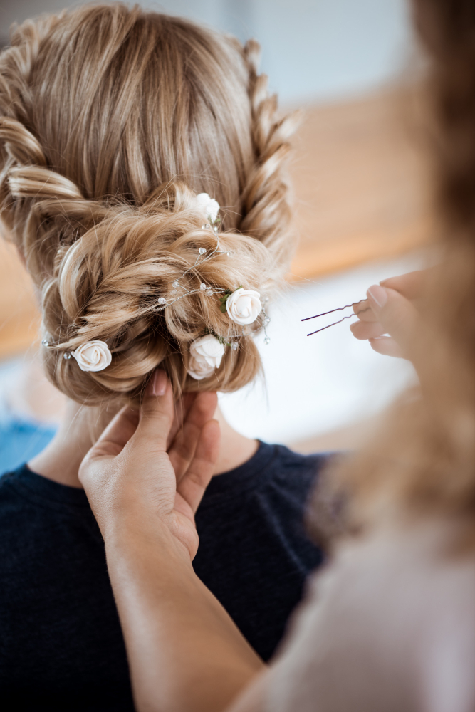 Coiffeur de mariage pour coiffure de cérémonie